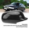 Rearview Mirror  Colorfast Wing Mirror Cover Protective Door Mirror  Scratch Proof  Fit Stylish Black for Vehicle
