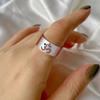 LIKGREAT Chakra OM Ring for Women Men Stainless Steel Gold Color AUM Yoga Meditation Spiritual Religious Amulet Jewelry Gifts