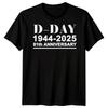 Familie 1944-2025 D-Day T-Shirt Tee Zweiter Weltkrieg Normandie Militärgeschichte #DD