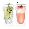 Dolce Duo Floral Hält Getränke warm oder Geschenkset Doppelwandiges Glas, 320 ml, Doppelwandig, Druck, Hitzebeständig, Kalt, FL-1289