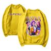 Damemote Casual Langermet trykt rundhals sweatshirt topp