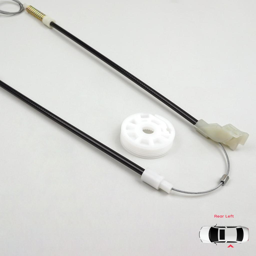 BWR5115 Electric Window Regulator Repair Set Rear Left for VW Golf MK3 1991-1998 5-Door Vento Jetta 1H2 1992-1999 1H4839461A