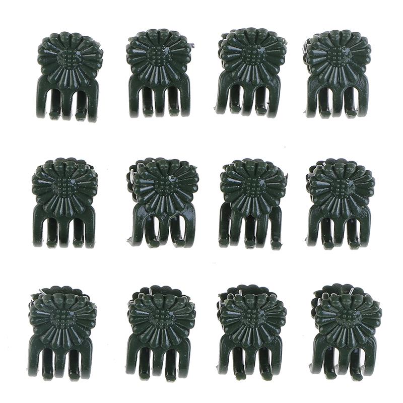 50Pcs Plant Fix Clips Orchid Stem Vine Support Flowers Tied Branch Clamping