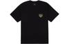 T-Shirts Herren Schwarz Rundhals Mittlere Gerade Passform VN000BYXBLK