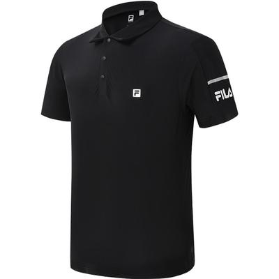 Kurzarm Poloshirt 2023 Sommer Neu Einfach Sport Fitness Strickoberteil Herren Oberteile Schwarz A11M321152G-BK