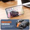 KEYSION Magnetic Automatic Switch Earphone Case for Airpods Pro 3 Pro 2 Shockproof Phone Stand Hook Headphone Cover for AirPods 4