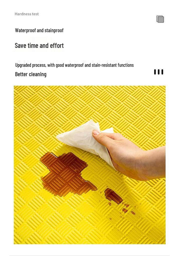 Silent Shock-Absorbing Taekwondo Mat: Large, Thick, Eco-Friendly Interlocking Foam for Indoor Use