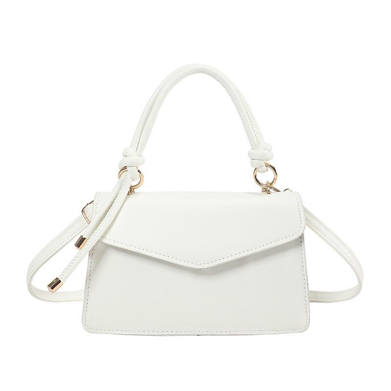 

Chic Minimalist Small Square Bag Women s Bag 2024 Street Style Ins Single Shoulder Crossbody Bag белый