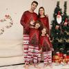 Family Matching Print Sets Pajamas Loungewear Outfits Family Matching Long Sleeve Tops+Pants Set