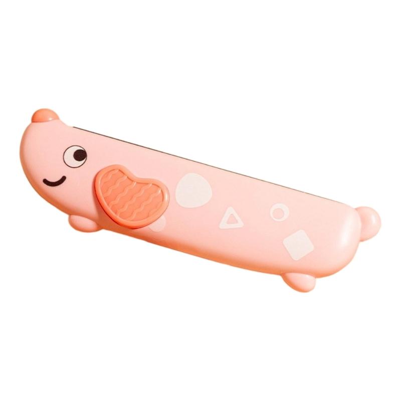 Washable 16 Hole Harmonica Toy For Children Musical Educational Toy With Cartoon Design Enhances Breath Control Skill