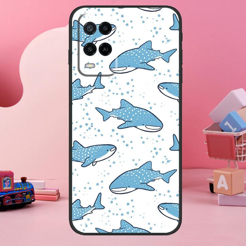 whale sharks Case For Oppo A78 A38 A18 A98 A58 A60 A80 A40 A96 A76 A16 A94 A74 A54 A15 A17 A57 A77 A5 Pro