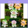 Plush Soft Resin Flower Spirit Baby With Cartoon Design For Desk Ornament