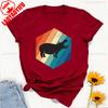 Funny Hippopotamus Vintage Cute Hippos Costume Gift Funny African Wildlife Animals Lover Zoo Trip Birthday Party Present Tshirt