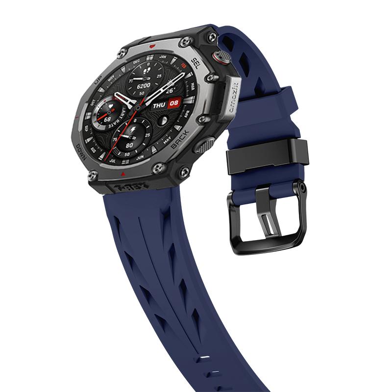 Watch Band for Amazfit T-Rex 3 2 1 Sport Strap Classic Buckle Silicone Wristband for T-Rex 3 2 1 Men Women Accessories Strap