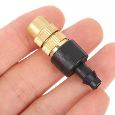50Pcs Misting Nozzles Adjustable Brass Spray Nozzle Garden Hose Sprinkler Head Atomizing Nozzle Garden Supplies