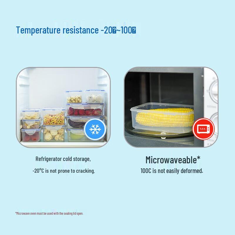 Lock & Lock Plastic Divided Food Storage Set