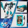JUMPGO Card Warrior Transforming Robot Toys