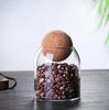 Heat-Resistant Airtight Glass Jar for Tea, Coffee Beans, and Fruits – Transparent Storage and Display Bottle
