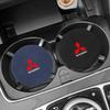 Porta-copos de Carro em Camurça Antiderrapante Isolamento Térmico para Copo de Água Tapete Decorativo Para Mitsubishi ASX Lancer L200 Pajero Sport Attrage Mirage Eclipse