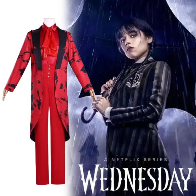 The Addams Family Slurp Cosplay Dress Costume Halloween Performance