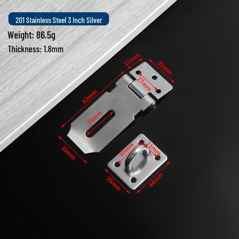 

Stainless Steel Lock Plate Latch for Doors and Windows