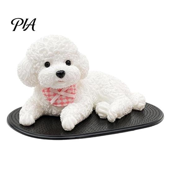 Animal Anti-Anxiety Senosry Toy Dog Stress Relief for Car Dashboard Decor, Puppy Squeeze with Anti-slip Mat, Soft