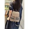 New cowhide leather high-end fashion backpack schoolbag shoulder crossbody handbag large-capacity women's bag