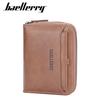 Wallet Men's Short Retro Multi Slot Zipper Youth Driver's License Bag