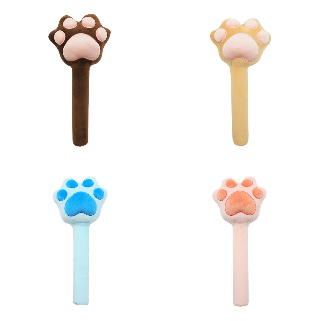 Cat Paw Massage Hammer Plush Toy For Relaxation And Stress Relief