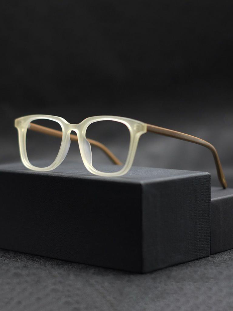 New Men Woman Anti Blue Light Glasses Retro Square Frame Glasses Classic Brand Square Retro Polarized Glasses Anti-Uv Men And Wo