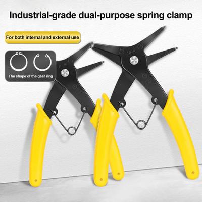 Sprengringzange mit ergonomischem Griff Tragbar Multifunktional 2-in-1 Doppelzweck Sprengringzange Sprengringzange