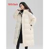 Women's Long Hooded Down Jacket YE4B715191A