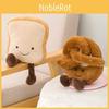 Cute Pastry Plush Toys Croissant Doll Peanut Keychain Childrens Gift Birthday