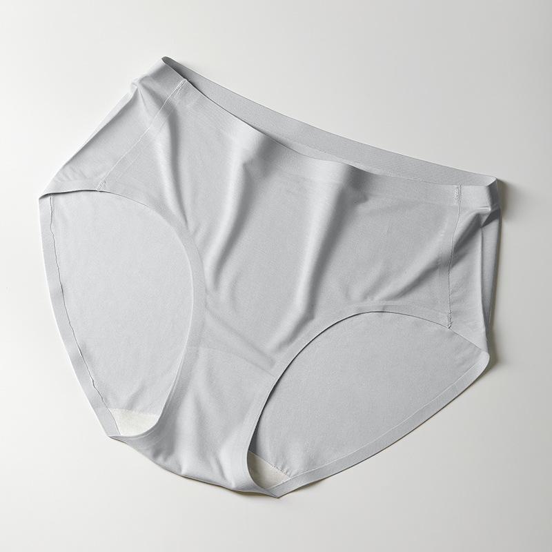 Women's Spring and Summer Cotton Anti Bacterial Extended High Waist Free Briefs