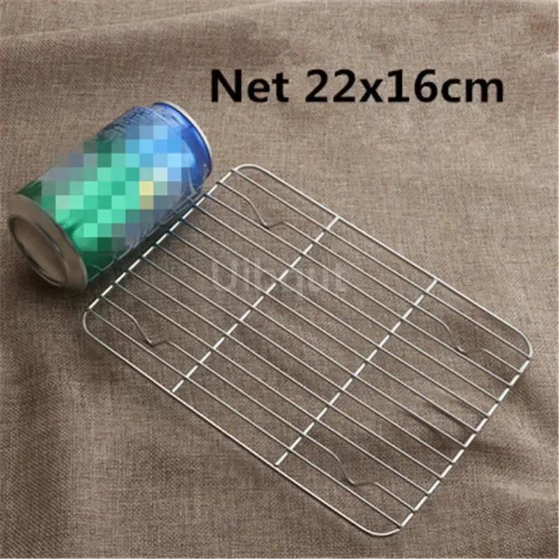 Golden 304 stainless steel Baking Tray plate bbq tray with Removable Cooling Rack Set Baking Pan sheet oven Dishwasher Safe dish