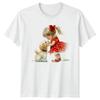 Girl And Dog Pet Friendship Childrens Animals Unisexs Unisexs Graphic Tee Unisex