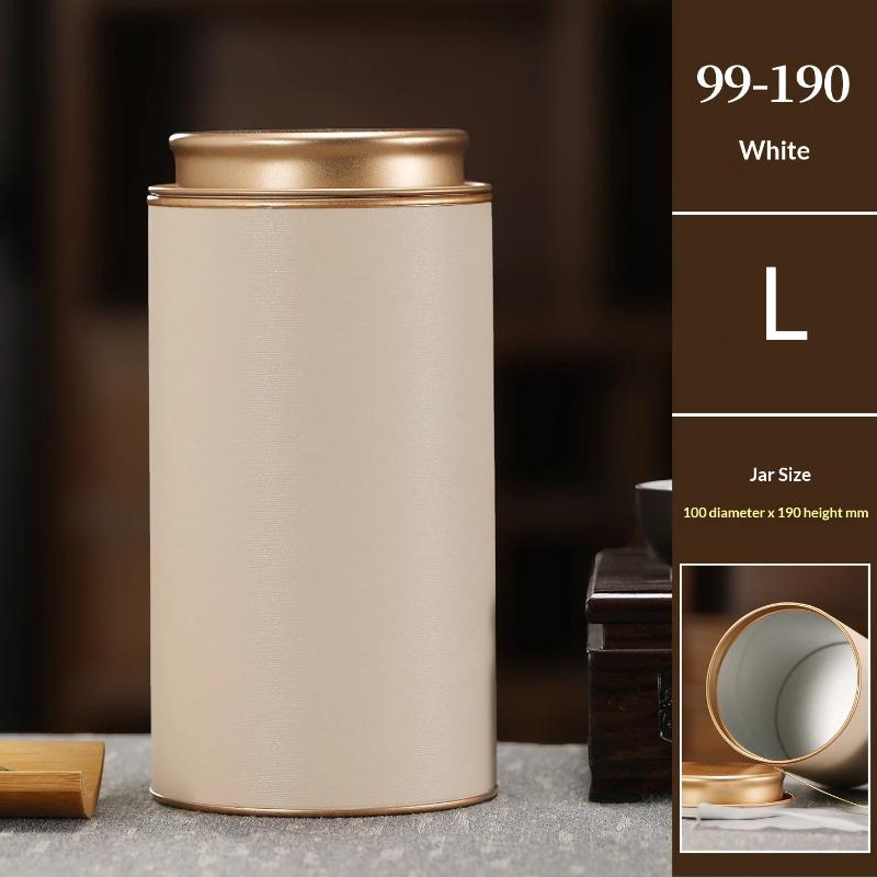 Mini Tea Caddy Sealed Storage Paper Tank Portable Travel Tea Boxes Tea Tin Containers Coffee Canister Kitchen Spice Candy Jar