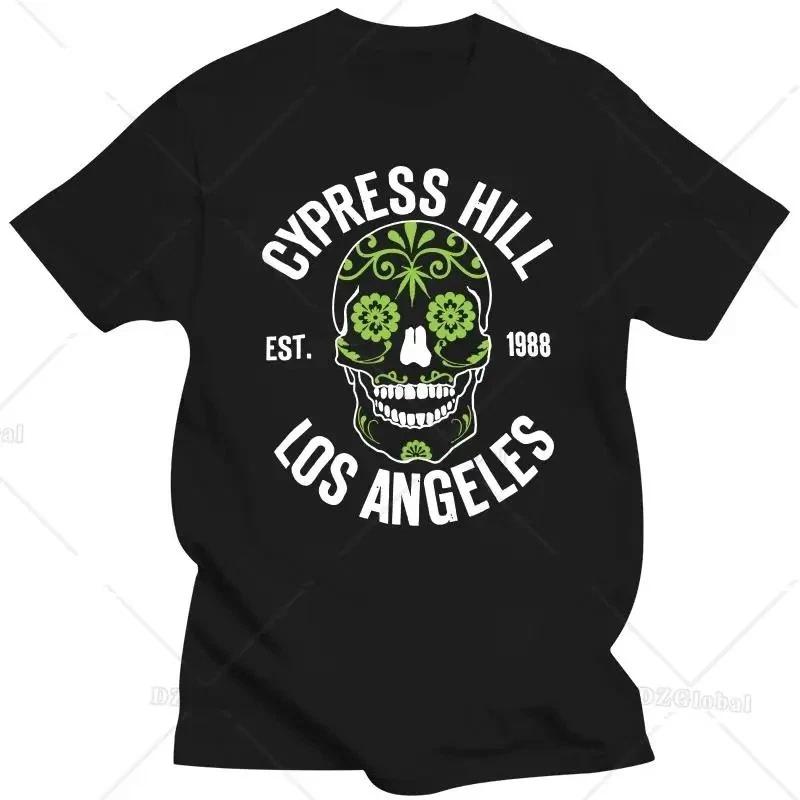 Unisex Cypress Hill Premium Cotton Black T-Shirt 4XL