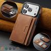 MAGKING-K4 For iPhone 18 Pro / 18 Pro Max Case , Luxury Magnetic Removable 2-in-1 Wallet PU Leather Shockproof Phone Back Cover Protective Skins Shell