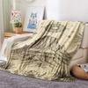 1PC Desert Mountain  Print FlAannel Blanket, High Quality Comfortable for All Seasons, Home Decor, Warmth and Comfort