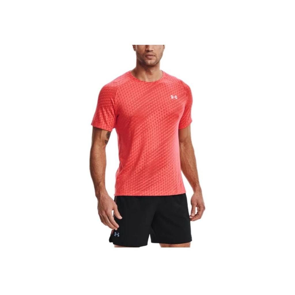Under Armour Breathable Casual Sports T-Shirt Men Tops Red 1361473-690