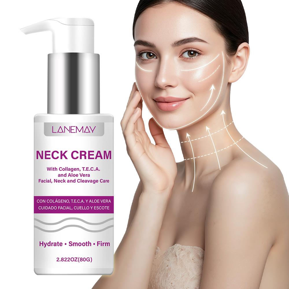 Neck Cream-Smooths Fine Lines-Deeply Hydrates Skin-Repairs Skin Barrier-Firms And Plumps Skin-Suitable For All Skin Types, 80g