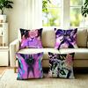 The Popular Anime PPromare Square DoubleSided Printed Pillow Case Bedroom Bedside Pillow Sofa Cushion Cover