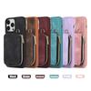 Crossbody Leather Zipper Wallet Cards Bag Phone Case for iPhone 14 Pro Max 15 13 12 11 XS XR X SE 2022 8 7 6 6S Plus Stand Cover