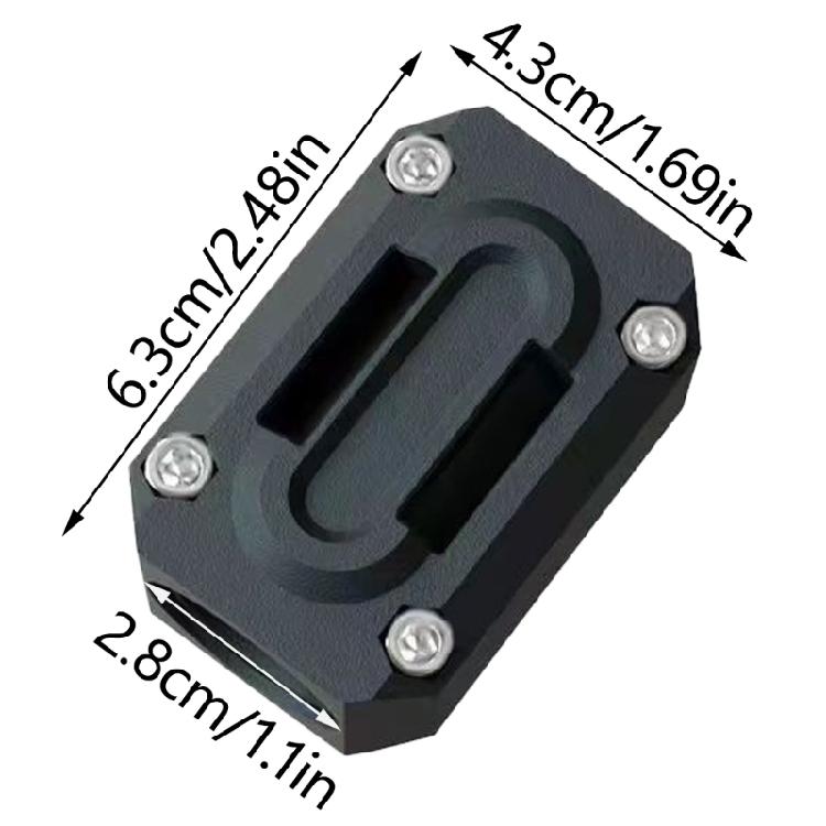 Motorcycle Bumper Block Bumper Guard Block Motorcycle Engine Guard Bumper Block Protection for 22/25/28mm