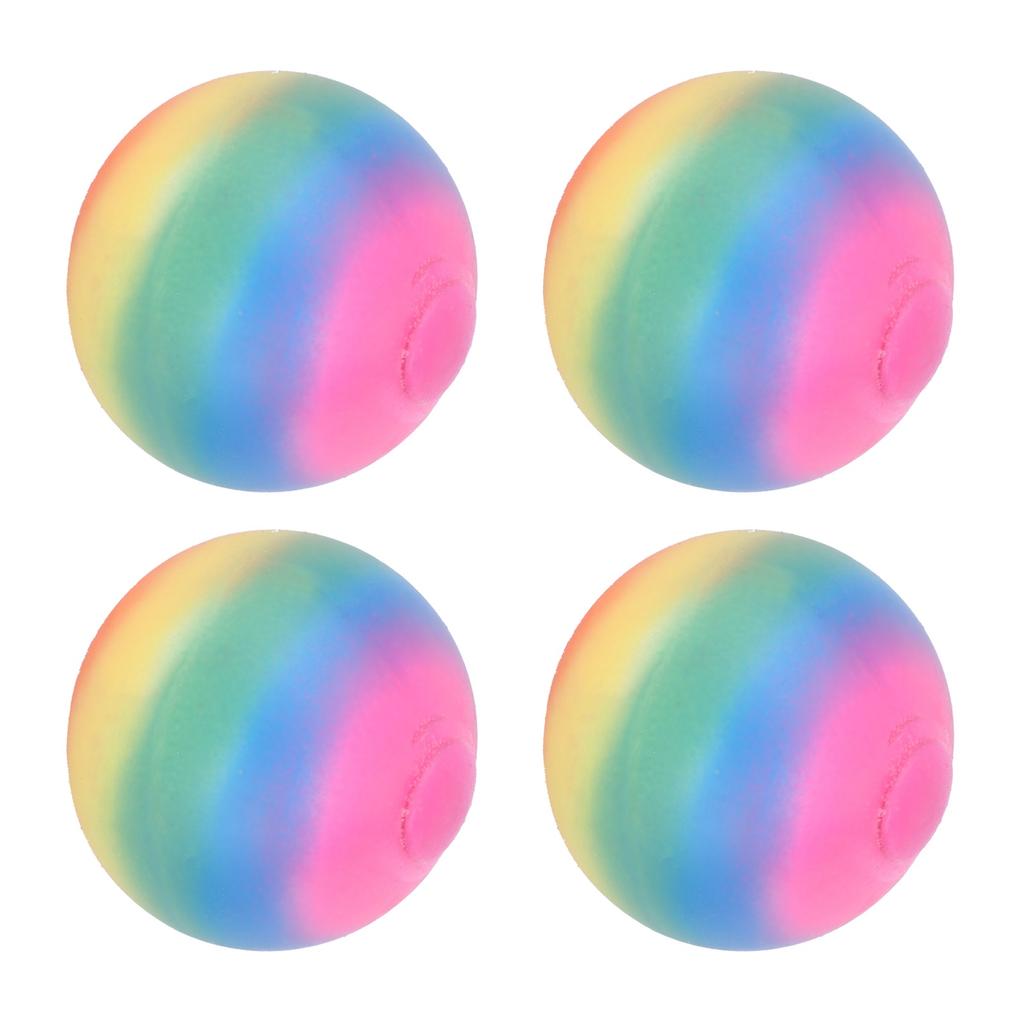 4pcs Colorful Stress Relief Ball Toy Children Adult Stretchy Sensory Squeeze Ball Toys