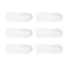 6pcs Bathroom Hooks No Drilling Easy Installation Wall Hooks Stylish Simple Plastic Adhesive Hooks