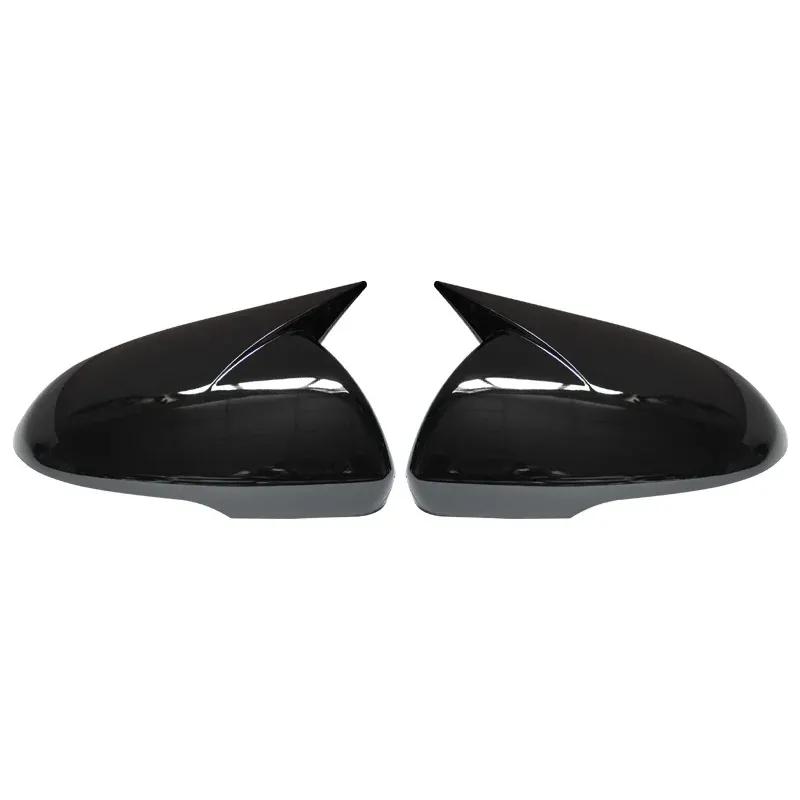 For Kia Optima K5 2016- Car Sticker Rearview Side Mirror Cover Wing Cap Exterior Door Rear View Case Trim Carbon Fiber Look