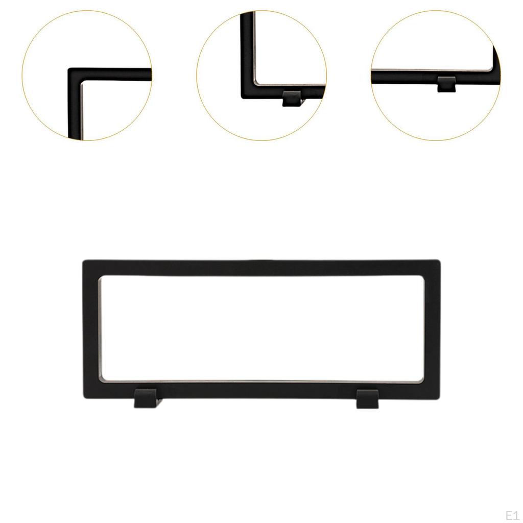 Floating Frame Display Case Stand Holder Gift with Base Sturdy Multifunctional Organizer