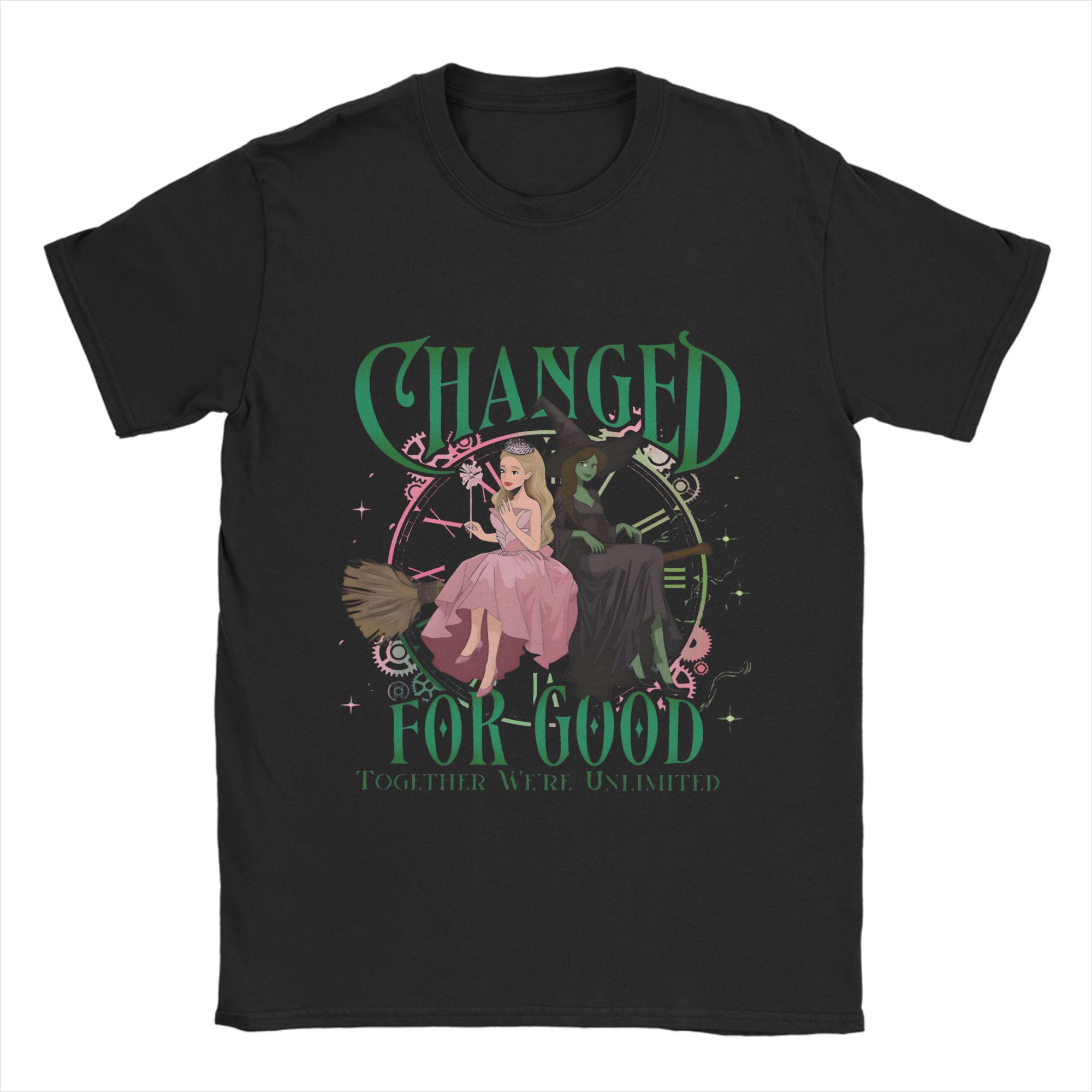 

Men T-Shirts Elphaba The Wicked Leisure Cotton Tees Short Sleeve T Shirt Crew Neck Clothing Graphic - Men s Summer Cotton Gr... S разноцветный